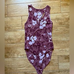 American Eagle Floral Bodysuit